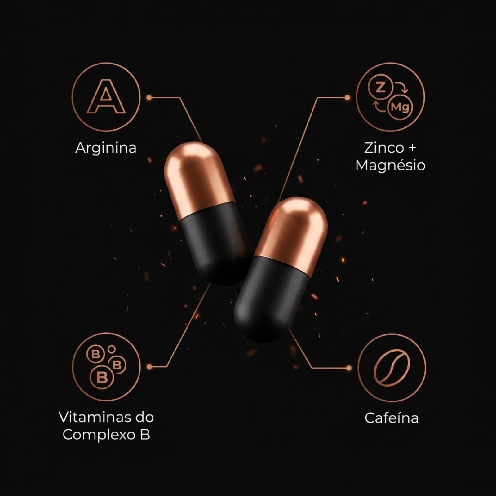 Cápsulas Vicron — diagrama da fórmula