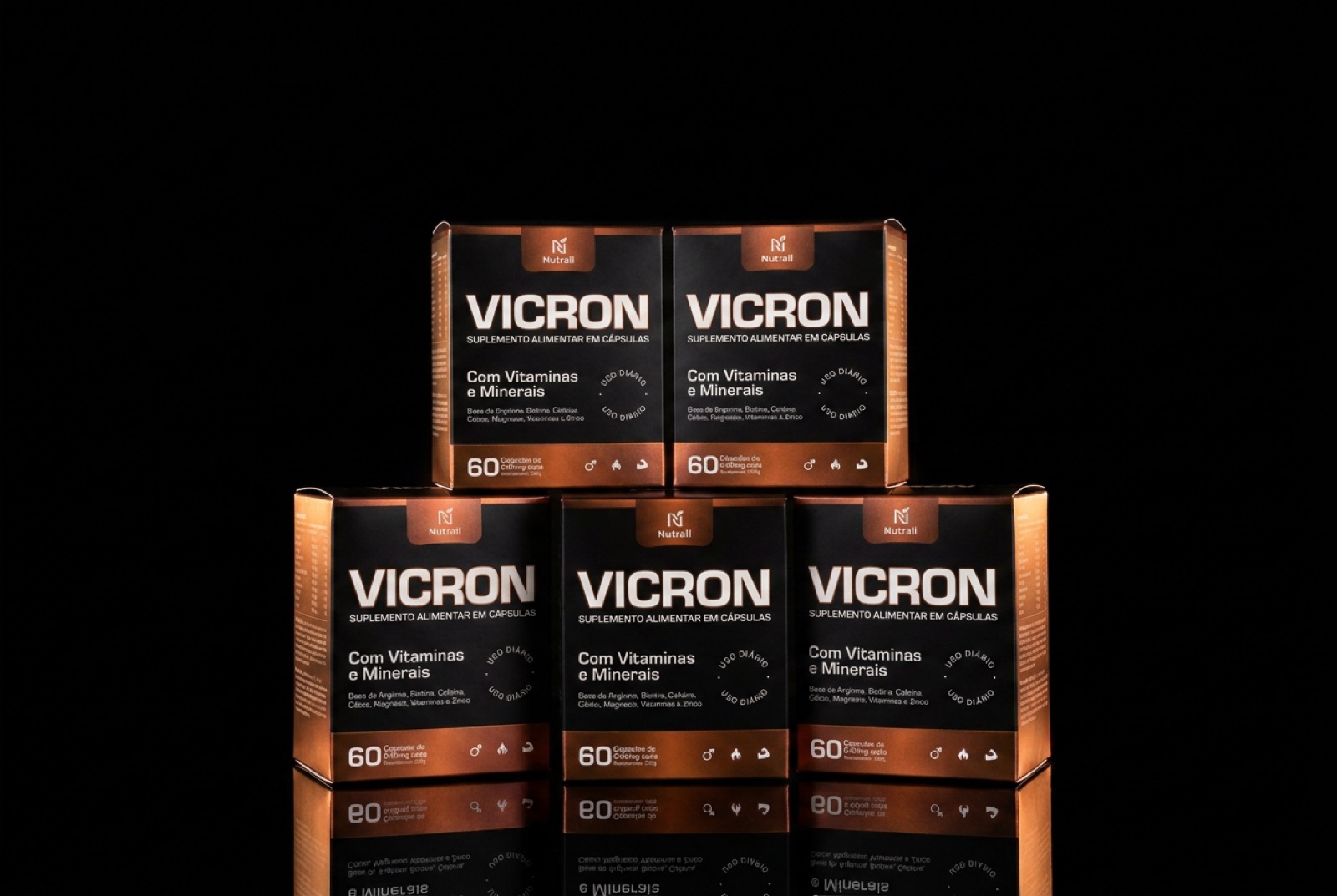 Kit 6 caixas Vicron